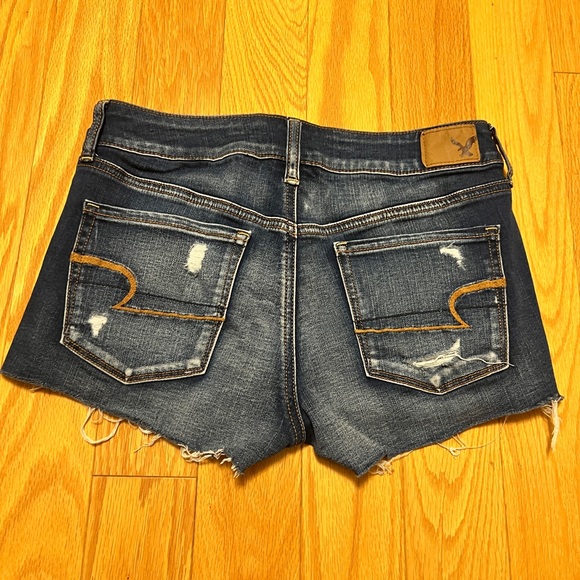 American Eagle Denim Ripped Shorts - Picture 2 of 4